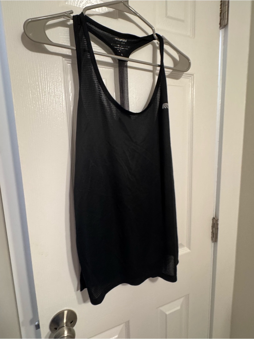 Black Racerback Tank Top - Picture 3 of 6